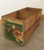 ADVERTISING CRATE- NICE HORSE GRAPHIC