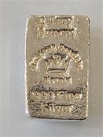 Monarch 2ozt Poured Silver .999 Bar