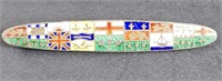 Sterling  Silver British Flag Enamel Lapel Pin
