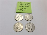 Mixed eisenhower dollar coin lot