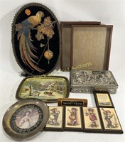 Vintage Decorations, Plates, Storage, Displays