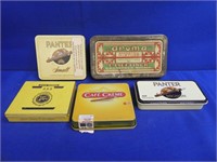 Lot Of Cigarette Tins