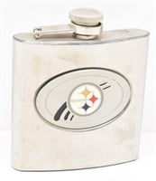 Steelers 6 oz Stainless Steel Flask