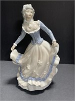 Tengra Porcelain Figure - 13 " Lady in Dress