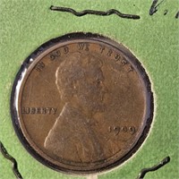 1909VDB Wheat Cent