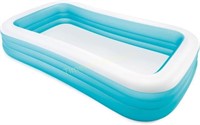 Intex Swim Center Inflatable Pool Blue  1 Pack