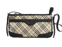 Burberry Black Nova Check Shoulder Bag