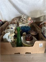 Glass Basket Angels Vase etc