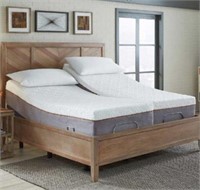 $4200-Sleep Science King Split Bed System with