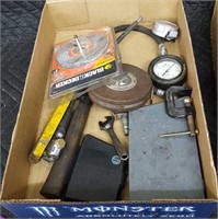 Measuring Tape- Wire Wheel- Hammer and more