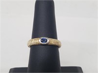 Vermeil/.925 Sterling Sapphire Ring