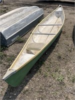 15ft fiberglass canoe - some repairs