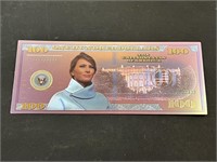 $100 Melania Commemorative Note