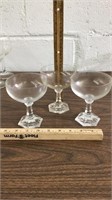 3 Rosenthal Maria Champagne glasses