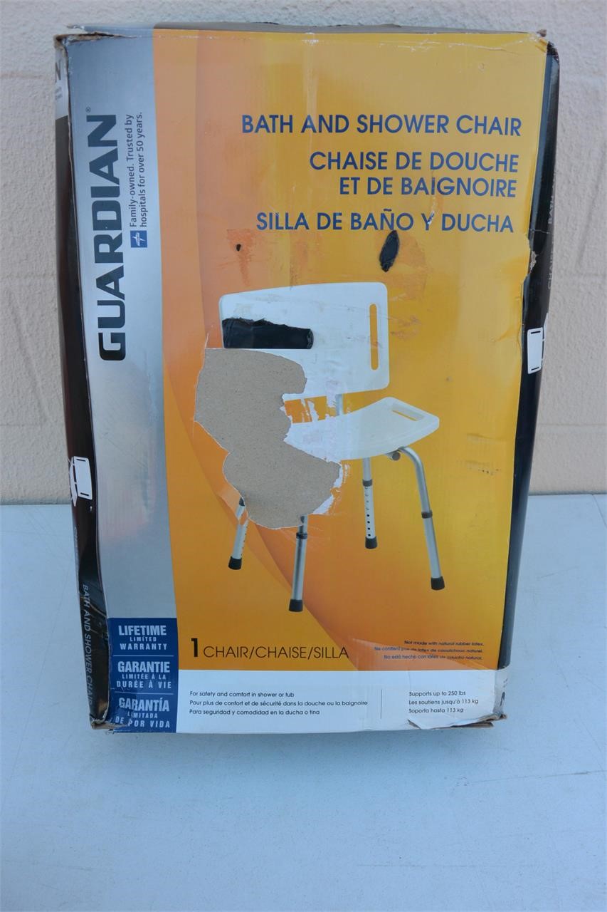 GUARDIAN SHOWER/BATH CHAIR NEW IN BOX