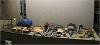 Assortment of Tools & Hardware, Torch w/Hose,