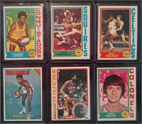 Vintage Basketball Card Lot (x6)