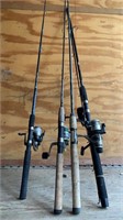 Fishing poles, south bend, Mitchell, synergy,