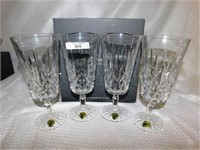 NEW IN BOX LOT OF 4 WATERFORD CRYSTAL LISMORE ICED