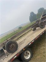 Cut Down Wooden Wheel Farm Wagon - 11 -5'