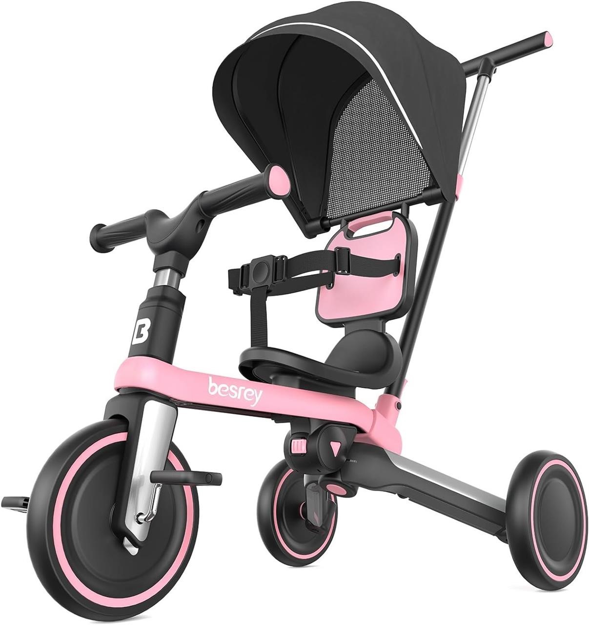 besrey Toddler Bike  5 in 1 Tricycle for 1-3