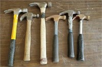 Lot of 6 Hammers