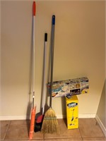 Brooms, Clorox Ready Mop, Duster, Glass Wizard +