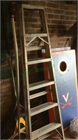 Step ladder - 6 foot aluminum step ladder.