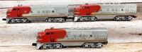 Lionel 2343 (large GM sticker) Santa Fe F3 diesel