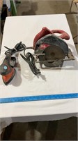 Black& Decker mouse sander ( untested), skill saw