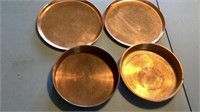Copper Plates and Pans 8.75 in by 1.5 in Tall and