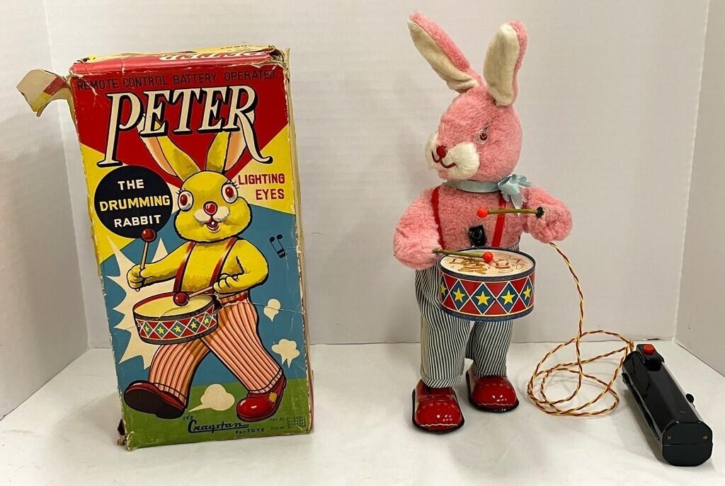 Vintage Remote Control Drumming Rabbit