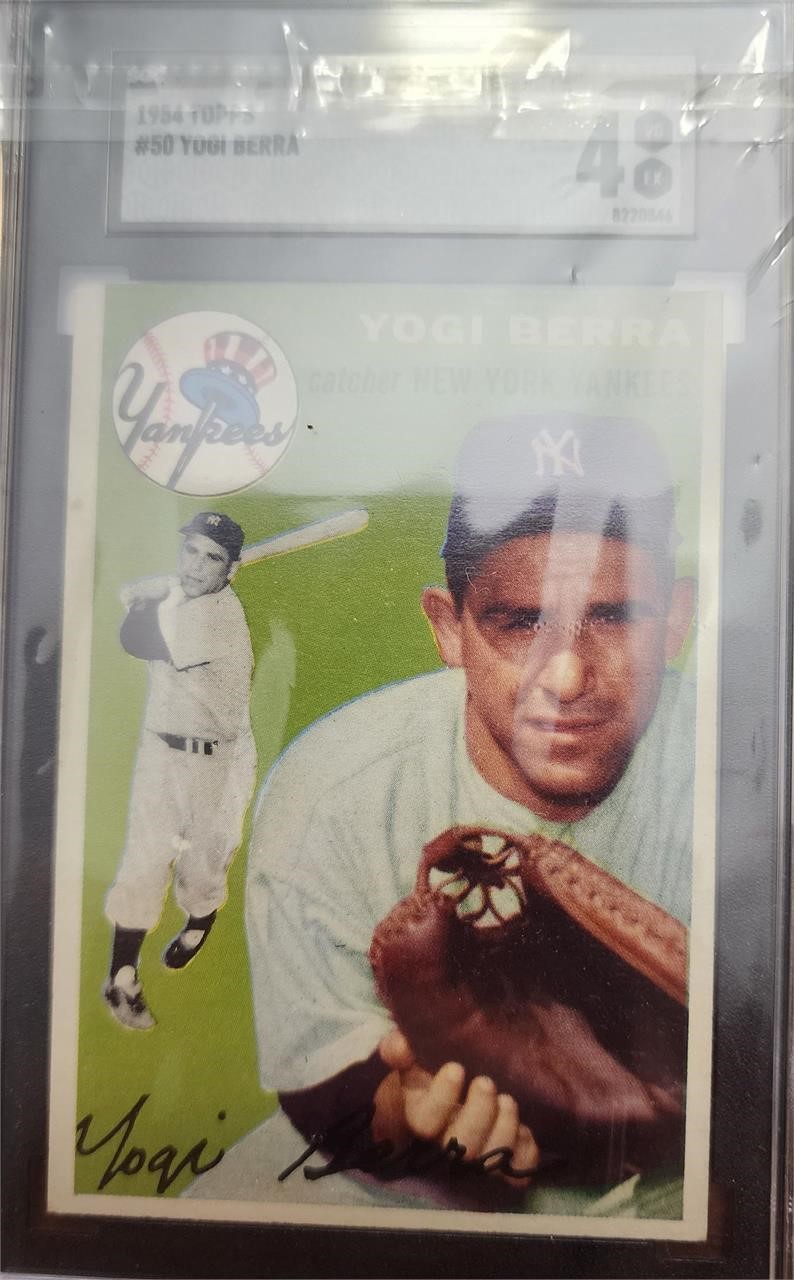1954 Topps Yogi Berra #50 SGC GR 4