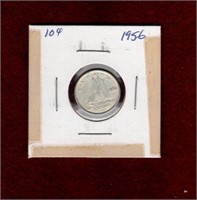 CANADA 1956 SILVER DIME