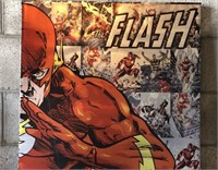 DC Comics "The Flash" Metalic Canvas Art