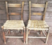 Pair of Chairs - 15" x 18" x 34"
