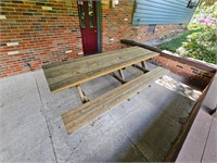 Solid Wood Picnic Table 8' Long