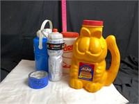 Plastic Ware - Including Garfield Canister