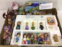 Group of Toys Including Disney Characters,