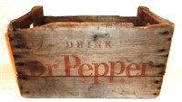 Vintage Dr. Pepper crate.