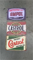 3 x Tin Signs 300x200