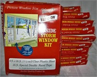 10 Warp Bros Tape-on Inside Storm Window Kits