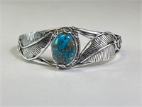 Sterling Turquoise Cuff 21 Grams