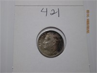 1955 S Roosevelt Silver Dime