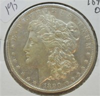 1890 O MORGAN DOLLAR  XF