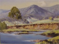 Werner Filipich (1943-), 'Eroded banks, Kangaroo