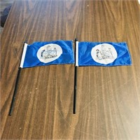 Pair Of "Together We Stand" Souvenir Flags