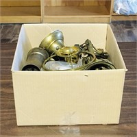 Box Lot Of Assorted Lighting Parts