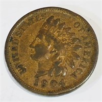 1904 United States Indian Head Penny
