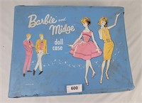 Vintage Vinyl Barbie & Midge Doll Case